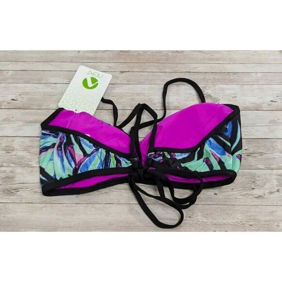 Next Womens 38B/C NE45136 Multicolor Sweetheart Bra Swimwear Stretch Fabric - Picture 3 of 9